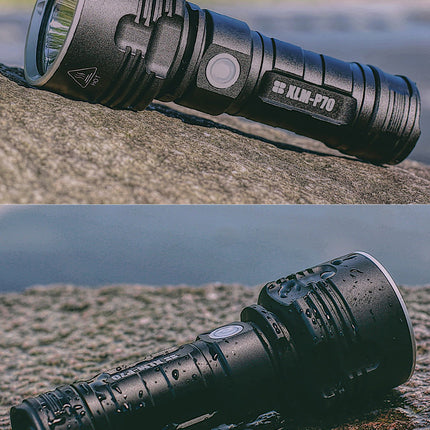 Rechargeable Super Powerful 5000mAh LED Flashlight with Waterproof