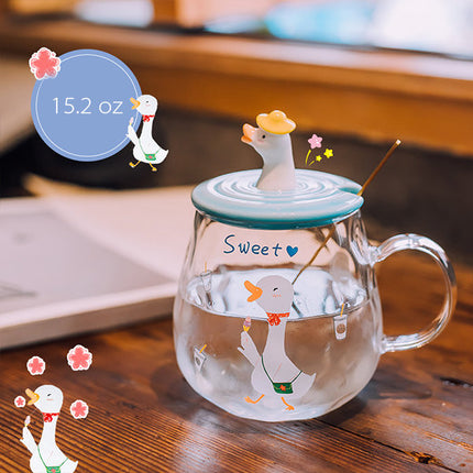 Duckling Glass Cup