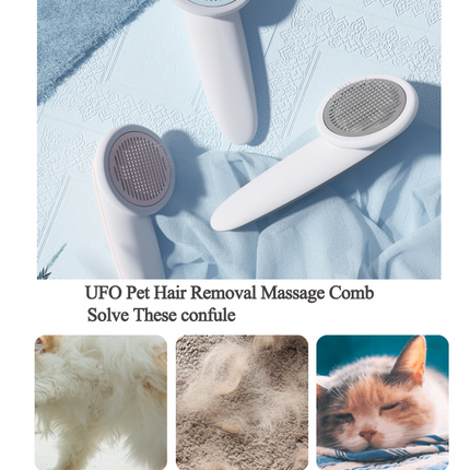 UFO Pet Massage Comb Cats Dog Grooming Combs Brush