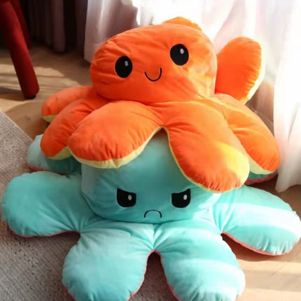 90cm-130cm Reversible Flip Giant Octopus Stuffed Plush Doll Gift Toys