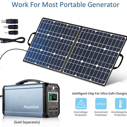 50W 18V Portable Solar Panel