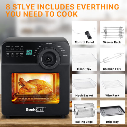 Air Fryer Oven Toaster 4 Slice Toaster Airfryer Fry Oil-Free