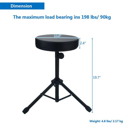 Folding Percussion Drum Stool Round Seat