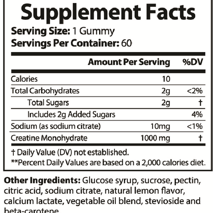Pure Creatine Gummies