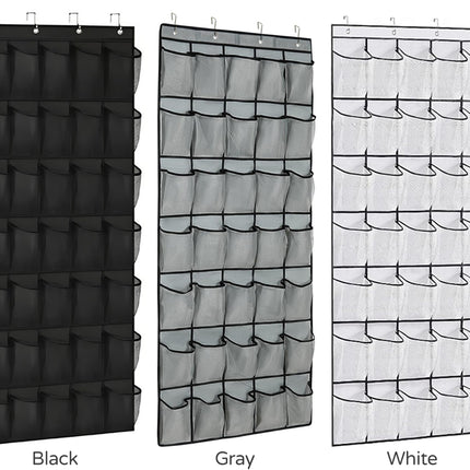 35 Pockets Over Door Hanging Shoe Storage Organizer Rack Holder Closet