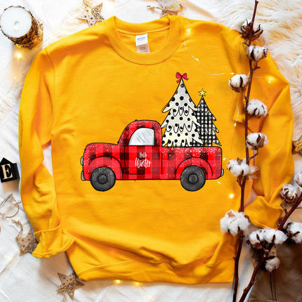 Christmas Tree Truck Sweatshirt