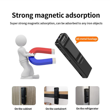 1080P Wearable Body Camera Mini Pocket Video Recorder Motion Detection
