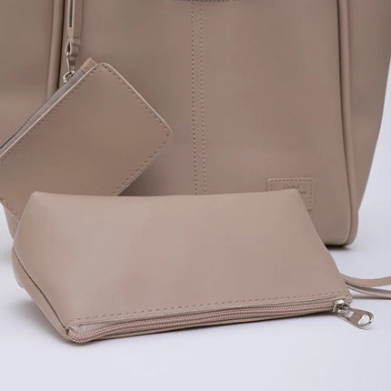 Mink SHK108 faux leather women hand and shoulder with wallet makeup