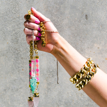 Soleil St Tropez Crystal Quartz Necklace