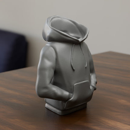 3D-Printed Hip-Hop Hoodie Pencil Holder with Hands in Pockets – Urban
