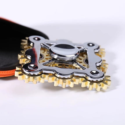 Nine Gears Linkage Fidget Spinner