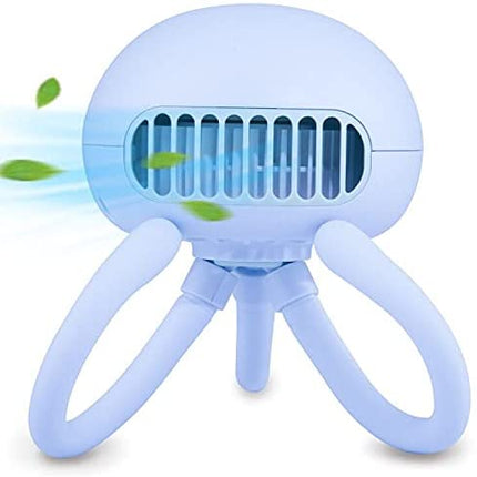 Stroller Fan Bladeless Portable Fan Flexible Tripod Leafless Fan