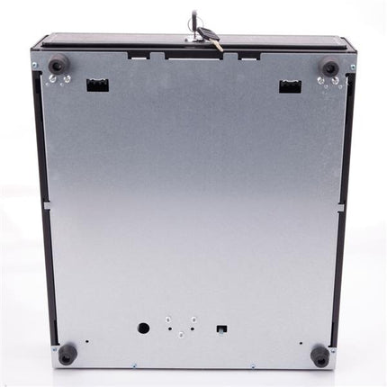 Home Commercial Use 4-Compartment 3 Lock Stainless Steel Cash Box