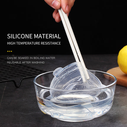 6 Pcs Food Silicone Cover Universal For Cookware