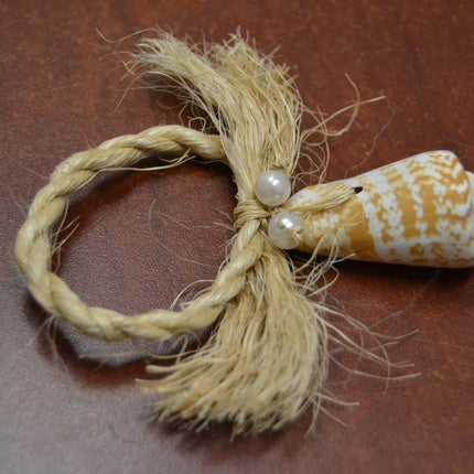 Brown Cone Conch Seashell Hanger Beach Decor