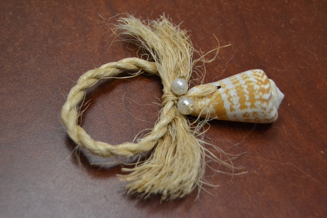 Brown Cone Conch Seashell Hanger Beach Decor