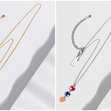 Hearts Necklace by Anet's Collection