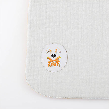 Organic Cotton Bib - White