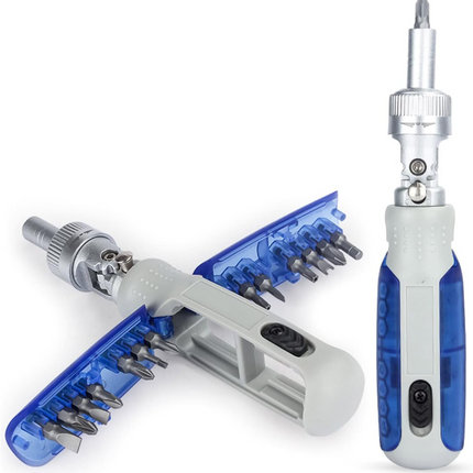 14-in-1 Multi-Bit Magnetic Ratchet Screwdriver Set