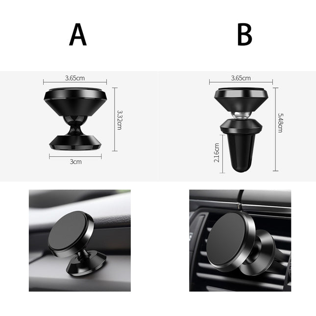 Torras Aluminum Magnet Center Console