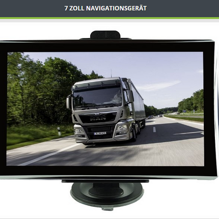 X7 7 inch GPS Navigation Device Car Europe Map