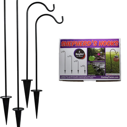 Shepherd's Hooks Garden Stakes -Set of 4