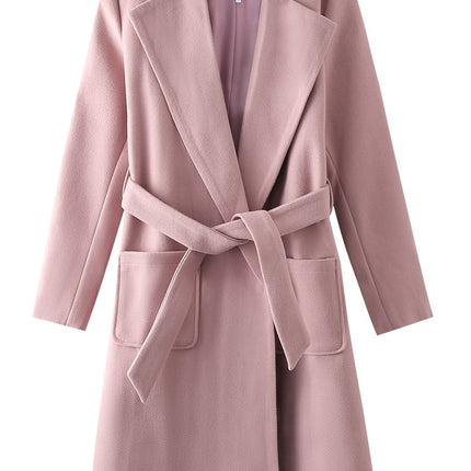 OuterwearJackets blends parkas pockets belted Women's wool coats