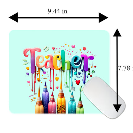 School Teacher Non-Slip Computer Mousepad Mouse Pad