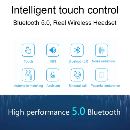 Wireless charging Bluetooth i10 TWS for Iphone12 Huawei Xiaomi