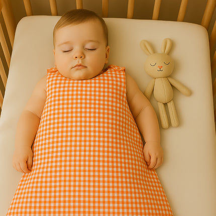 Organic Cotton Summer Sleeping Bag - Vichy
