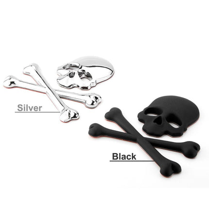 3D Skull Car Sticker
