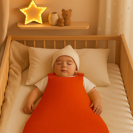 Organic Cotton Winter Sleeping Bag - Strawberry