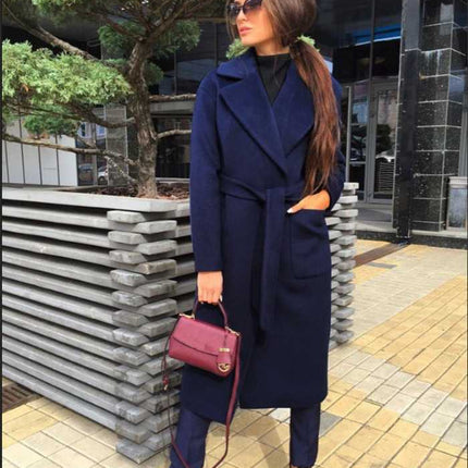 OuterwearJackets blends parkas pockets belted Women's wool coats