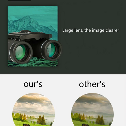 Military HD 40x22 Binoculars Professional Hunting Telescope