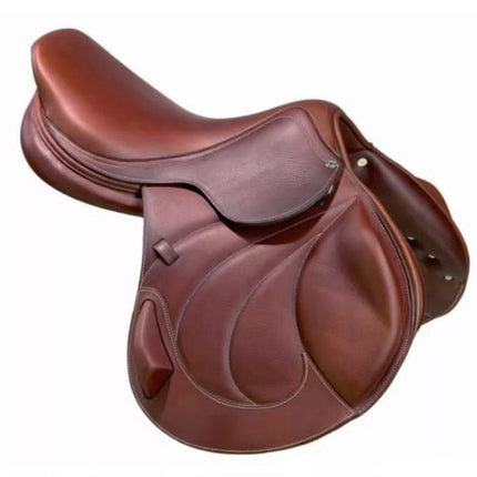 Premium Leather Jumping English Riding Horse Saddle Size 16.5" Inch