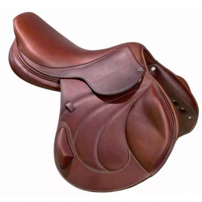 Premium Leather Jumping English Riding Horse Saddle Size 16.5" Inch