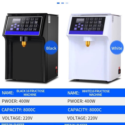 Automatic Sugar Syrup Dispenser 16 Grid Fructose Quantitative Machine
