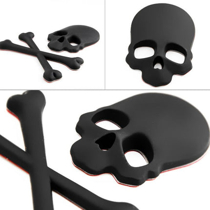 3D Skull Car Sticker