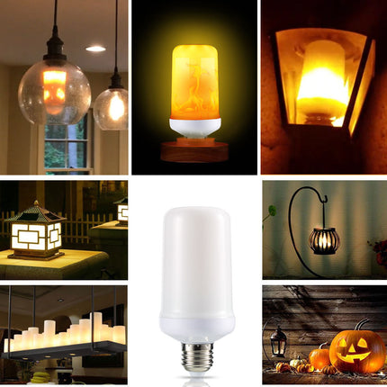 E14 Flame Effect Simulated Nature Fire Light Bulb