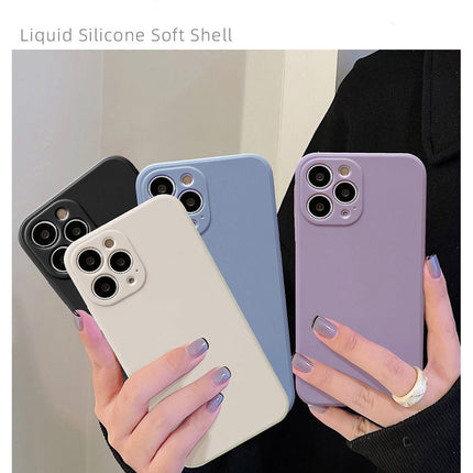 Liquid Silicone Sofe Shell Phone Cover Iphone 14 Phone Case