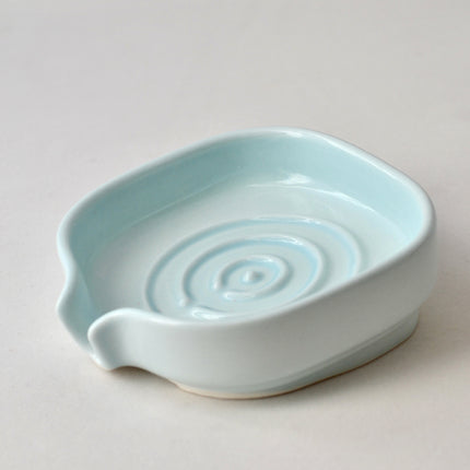 Self-Draining Porcelain Soap Dish