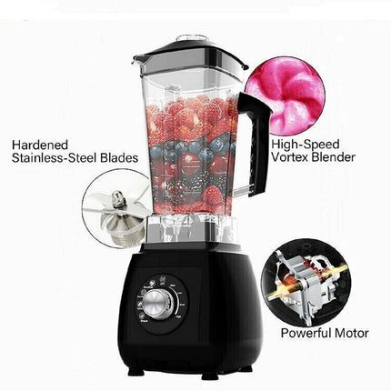 2L Countertop Blender 2000W Fruit Smoothie Blender