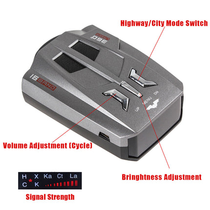 Radar Detector Mobile Speedometer Speed Detector