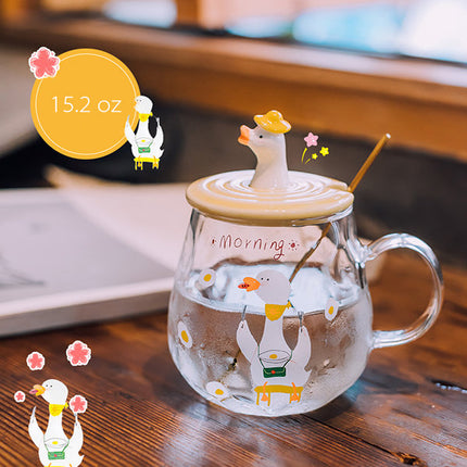Duckling Glass Cup