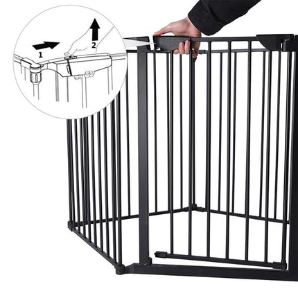 Home Use Five Wrought Iron Fences Fireplace Fences