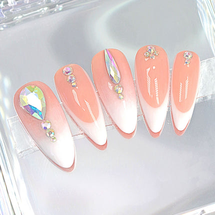 “Glammy French” Press On Nails Set