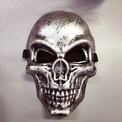 Halloween Scary Mask Festival Skull Masks Silver