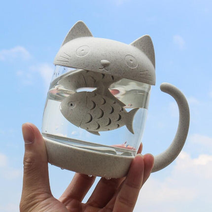 Fish Tea Infuser Cat Mug