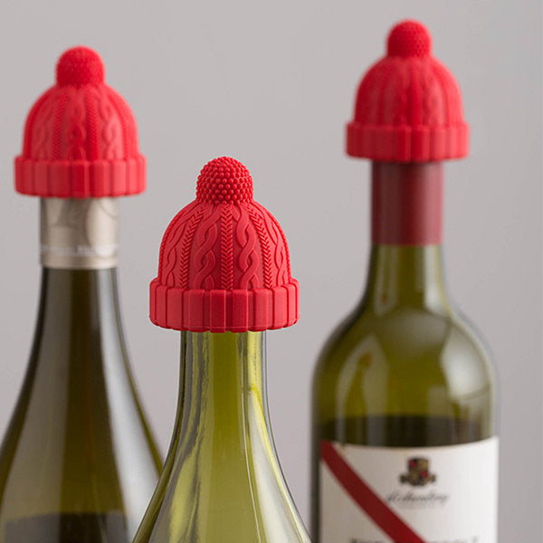 Silicone Winter Hat Wine Stopper