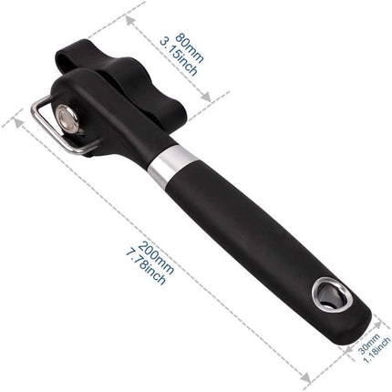 Stainless Steel Safe Cut Can Opener Smooth Edge Can Opener